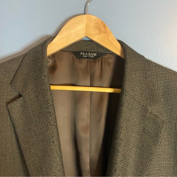 Jos A Banks Brown 100% Wool Blazer - Picture 7 of 10